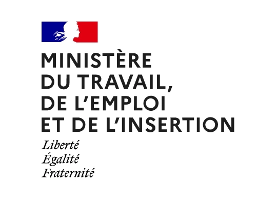 Logo Ministère du Travail - bo école est un centre d'examen agréé pour le Titre Professionnel Graphiste