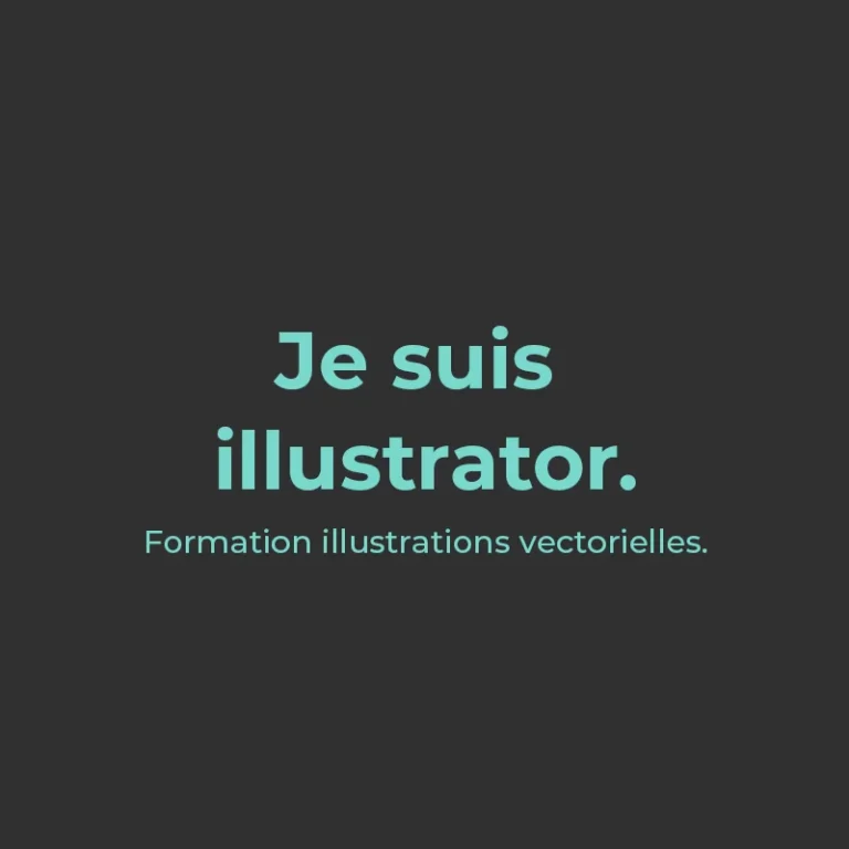 Je suis illustrator – formation Illustrator professionnelle